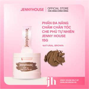 Phấn Đa Năng Chấm Chân Tóc Che Phủ Tự Nhiên Jenny House Self-Up Hairline Brush Natural Brown 4g