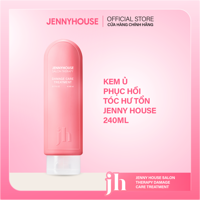 Kem Xả Phục Hồi Chuyên Sâu Tóc Hư Tổn, Mềm Mượt Jennyhouse - Salon Therapy Damage Care Treatment 240ml