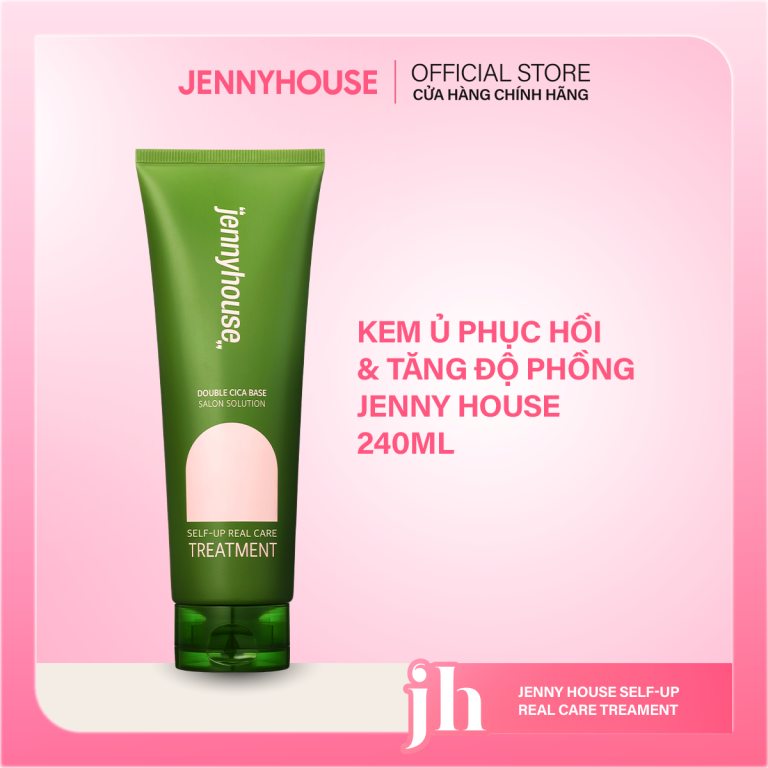 Kem xả phục hồi & tăng độ phồng  JENNYHOUSE SELF-UP REAL CARE TREAMENT